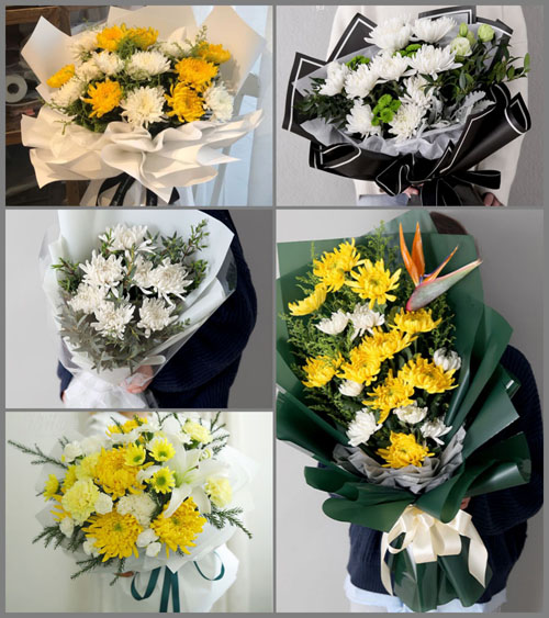 广东汕头市潮南区红场镇伍田村白事花束代送